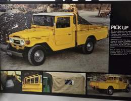 Toyota Land cruiser 19Vinyl top, Hard top, Chassis, Pick up ja Station wagon 1977 myyntiesite.