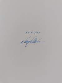 Salmit ja Jobin kirja : Uusi suomennos selityksin (signeerattu)