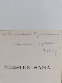 Miesten sana (tekijän omiste)