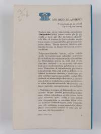 Peloponnesolaissota 1 : kirjat I-IV