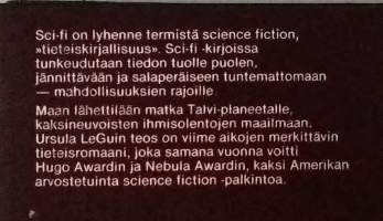 Pimeyden vasen käsi. (Scifi)
