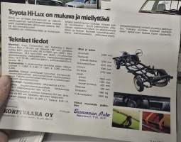 Toyota Hi-lux   1972 myyntiesite