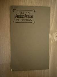 Valokuvaamo Atelier Apollo, Helsinki -visiittikorttivalokuva / visitcard photo - cdv