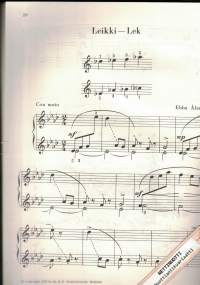 Iloista ja vakavaa : Pieniä pianokappaleita nuorille, Glatt och allvarligt