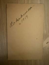 Valokuvaamo Uno Berglund, Lahti -visiittikorttivalokuva / visitcard photo - cdv