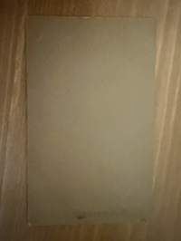 Valokuvaamo V. A. Rautell, Lahti -visiittikorttivalokuva / visitcard photo - cdv