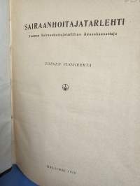Sairaanhoitajatarlehti vuosikerrat 1925, 1926 ja 1927