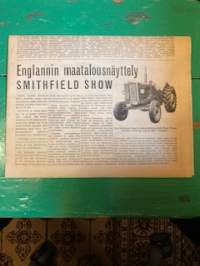 Traktori Uutiset numero 1 / 1958