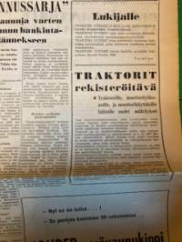Traktori Uutiset numero 1 / 1958