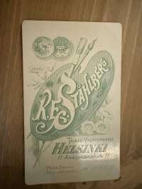 Valokuvaamo K. E. Ståhlrerg, Helsinki -visiittikorttivalokuva / visitcard photo - cdv