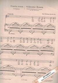 Sånger - Lieder, Op. 36 : Svarta rosor, Men min fågel märks dock icke, Bollspelet vid Trianon