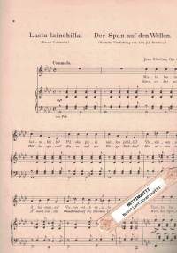 Der Span auf den Wellen = Lastu lainehilla, Op. 17 No7