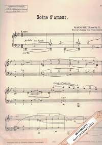 Scène d'amour de la Pantomime Scaramouche pour piano