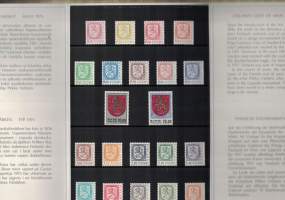 Suomen Vaakunapostimerkit malli 1975