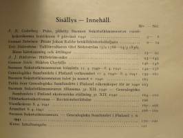 Suomen sukututkimusseuran vuosikirja XXV-XXVII