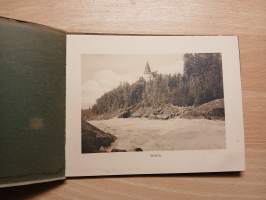 10 kappaletta vanhoja valokuvia Imatralta nidottuna kansiin