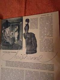 Kotiliesi ,Heinäkuu 1939, n:o 13.Naisihanne 1800-luvulta 1900-luvullesäilöntää,huonekasvien kastelu ym. Mainoksilla opimme 1930-40 luvun koneista, kirjoihin