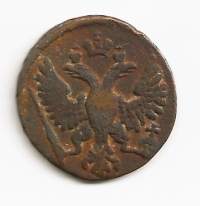 Venäjä 1 Denga 1748 Elisabet-  kolikko