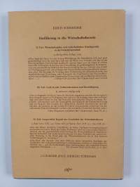 Einführung in die Wirtschaftstheorie 1. teil : Theorie des wirtschaftskreislaufs