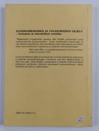 Tavanomainen ja biologinen viljely : biologista ja taloudellista vertailua