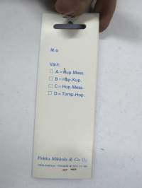 Alkuperäinen "Otto" - Pekka Mikkola &amp; Co Oy, Parola -pilkki, kuparinvärinen, käyttämätön, alkuperäispakkauksessaan