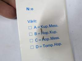 Alkuperäinen "Otto" - Pekka Mikkola &amp; Co Oy, Parola -pilkki, käyttämätön, alkuperäispakkauksessaan