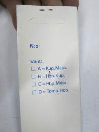 Alkuperäinen "Otto" - Pekka Mikkola &amp; Co Oy, Parola -pilkki, käyttämätön, alkuperäispakkauksessaan