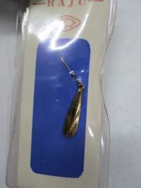 Raju - Kultasepänliike E. Räsänen Ky,  Kuopio -pilkki, väri "Tompakki",  käyttämätön, alkuperäispakkauksessaan