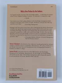 Working Knowledge : how organizations manage what they know