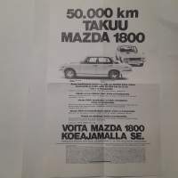 Mazda 1800 autojuliste juliste