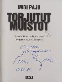 Torjutut muistot (signeerattu)