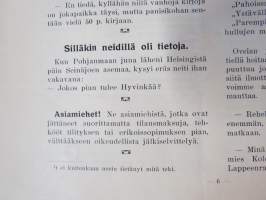 Ovela 1914 nr 8-9 -rautatieläisaiheinen pilalehti, ilmestynyt Terijoella