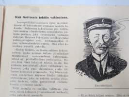 Ovela 1914 nr 8-9 -rautatieläisaiheinen pilalehti, ilmestynyt Terijoella