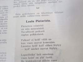 Ovela 1914 nr 8-9 -rautatieläisaiheinen pilalehti, ilmestynyt Terijoella