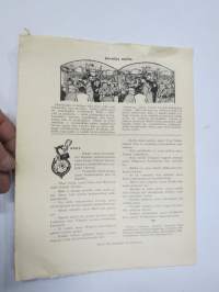 Ovela 1914 nr 8-9 -rautatieläisaiheinen pilalehti, ilmestynyt Terijoella