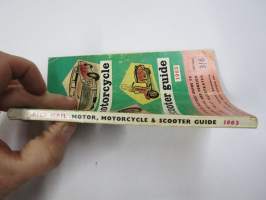 Daily Mail motor (automobile), motorcycle &amp; scooter guide 1963 -engalntilainen vuoden 1963 mallien esittelykirja