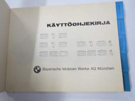 BMW 315, 316, 318i, 320, 323i vm. 1982 -käyttöohjekirja