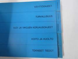 BMW 315, 316, 318i, 320, 323i vm. 1982 -käyttöohjekirja