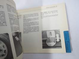 BMW 315, 316, 318i, 320, 323i vm. 1982 -käyttöohjekirja