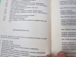 Perkins 3/152, 4/192, P3/144, 4/203 dieselmoottorit -käyttö- ja huolto-ohjeet