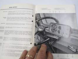 Ford D-sarja kuorma-auto 1972 -käyttöohjekirja