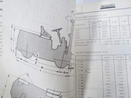 Valmet D 25-40 trukki / haarukkatrukki  25215- -käyttö- ja huolto-ohjekirja / käyttöohjekirja
