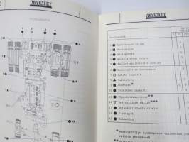 Valmet D 25-40 trukki / haarukkatrukki  25215- -käyttö- ja huolto-ohjekirja / käyttöohjekirja