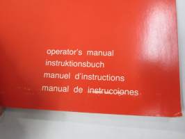 Hiab 650/1 -Operator´s Manual, Instruktionsbuch, Manuel d´instructions, Manual de instrucciones -käyttöohjekirja, monikielinen, ei suomeksi