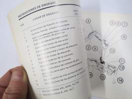 Hiab 650/1 -Operator´s Manual, Instruktionsbuch, Manuel d´instructions, Manual de instrucciones -käyttöohjekirja, monikielinen, ei suomeksi