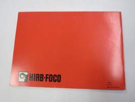 Hiab 650/1 -Operator´s Manual, Instruktionsbuch, Manuel d´instructions, Manual de instrucciones -käyttöohjekirja, monikielinen, ei suomeksi