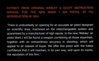 Webley Air Pistols
