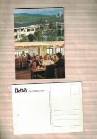 Lappi, Enontekiö: Hotelli Hetta 3kpl postikortti.