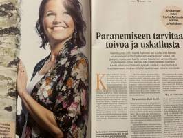 Sielunpeili 2017 nr 8, Aivokasvain, Esko Raine, Tarja Sahari, himmelin herkkyys, Kalevalainen meditaatio