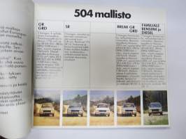 Peugeot 504 1981 -myyntiesite